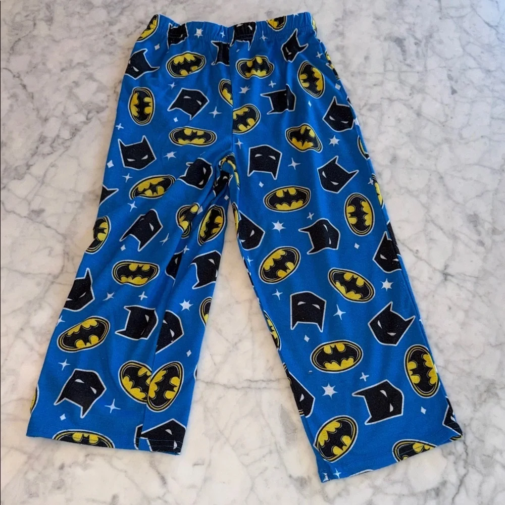 Carter's Kids Pajama Dinosaur Festive & Batman Bottoms Bundle  5/6Y